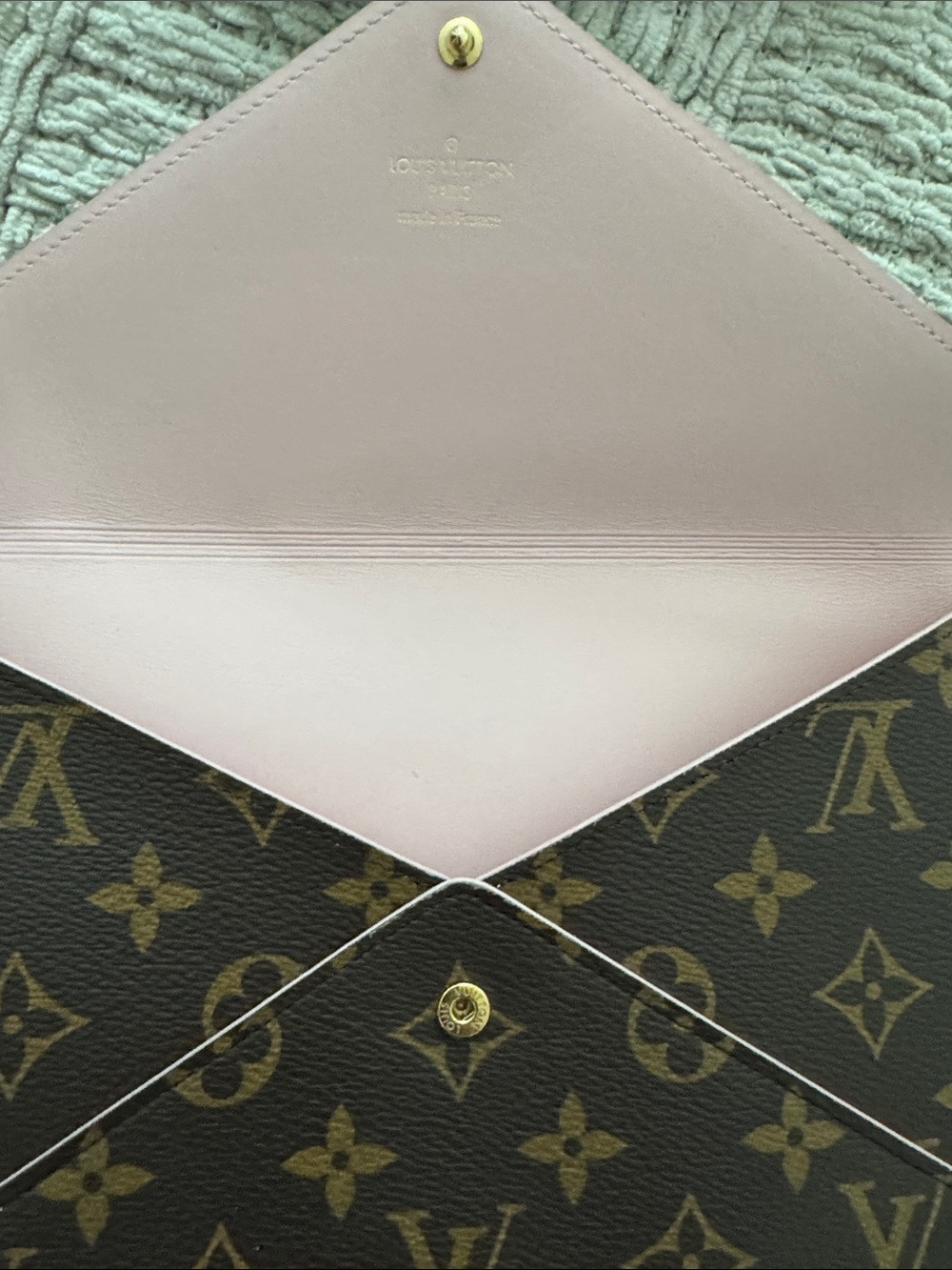 Louis Vuitton Monogram Envelope Pouch Trio in Brown and Gold - Picture 2 of 7